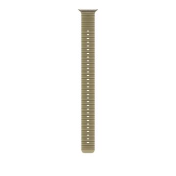 49mm Translucent Kelp Ocean Band Extension - Natural Titanium Finish