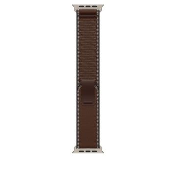 49mm Dark Umber Trail Loop - M/L - Natural Titanium Finish