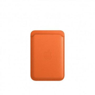 Apple iPhone Leather Wallet with MagSafe - Orange